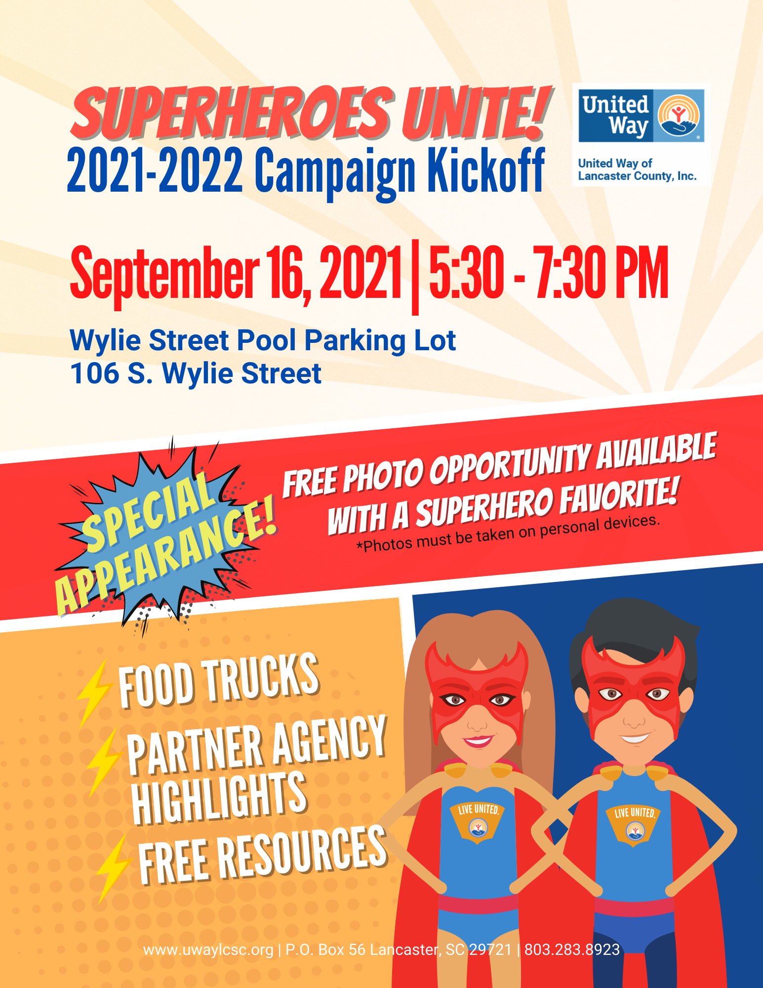 campaign kickoff flyer